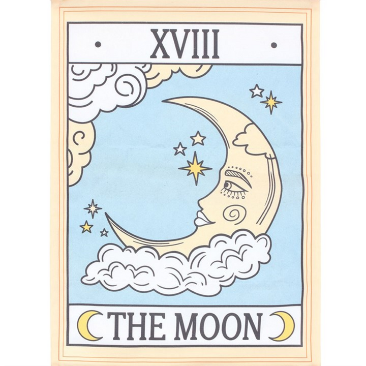 The Moon Vintage Tarot Wall Hanging