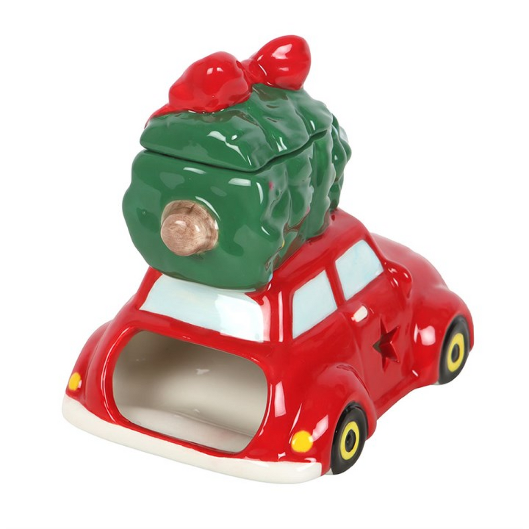 *Nostalgic Car with Christmas Tree Ceramic Oil Burner (12/24)