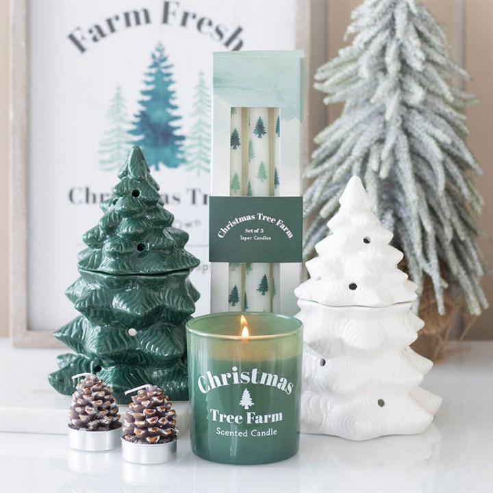 Set of 6 Pinecone Tealight Candles