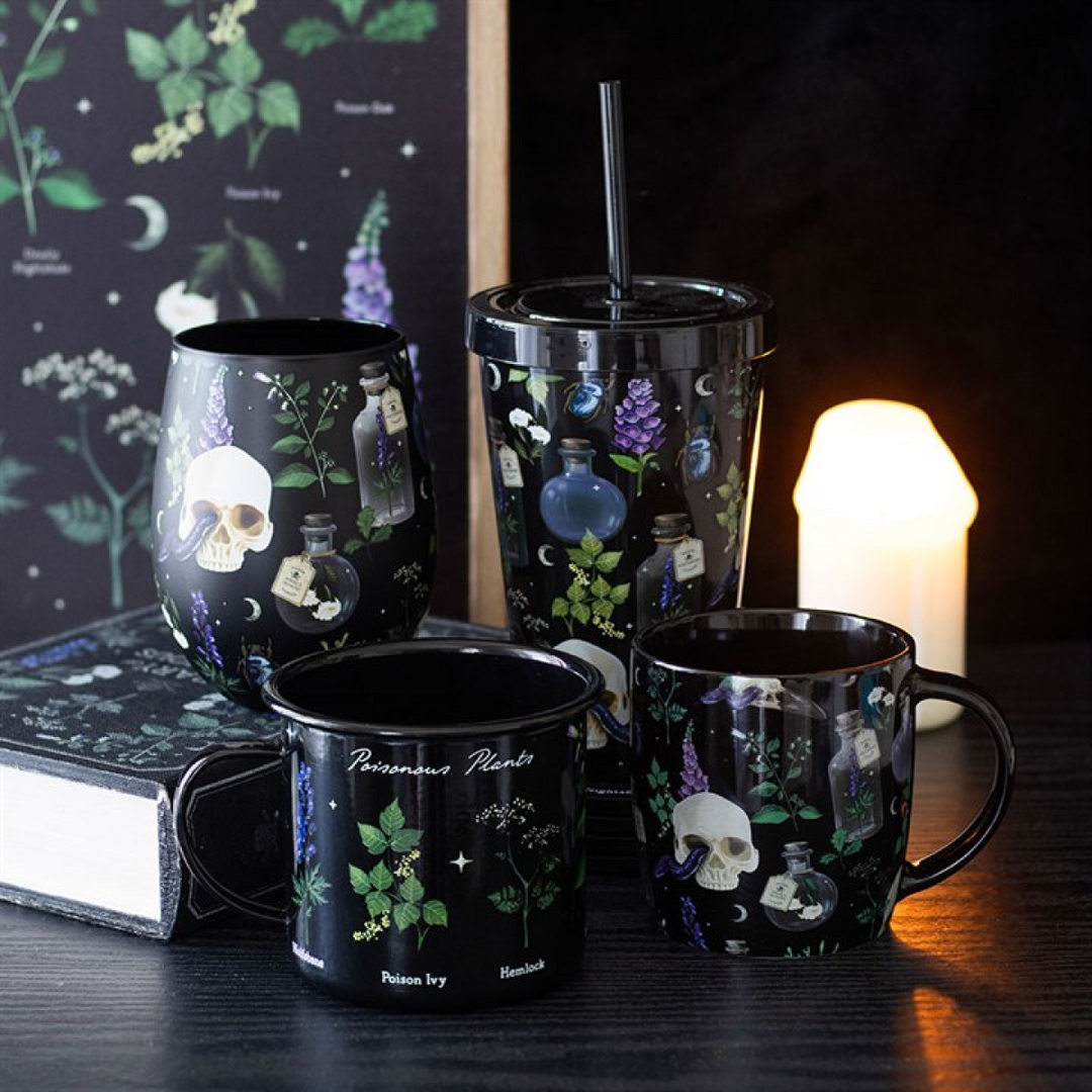 Venom &amp; Vines Print Stemless Glass