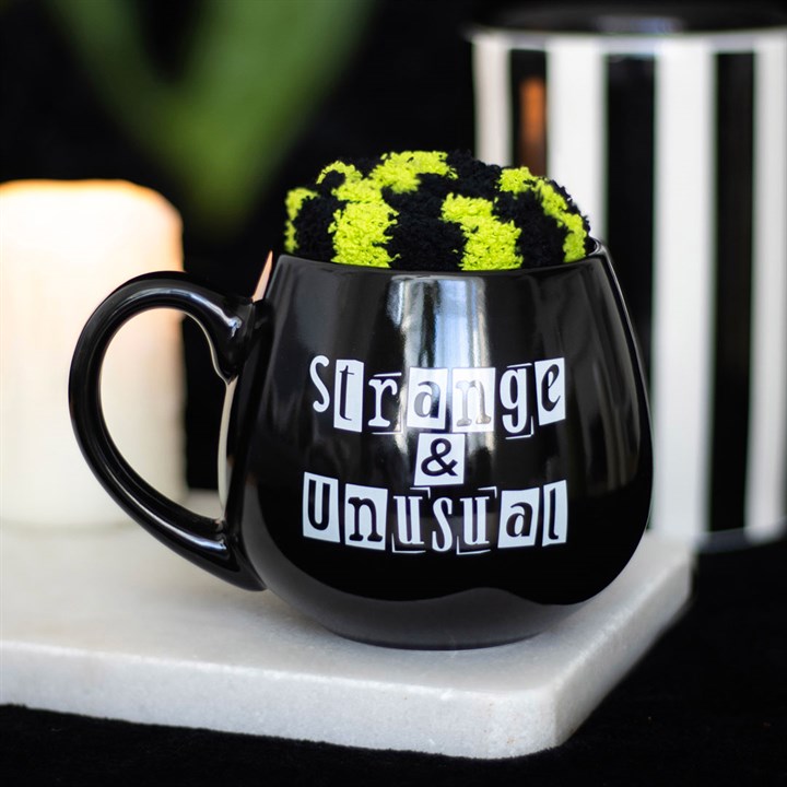 Strange &amp; Unusual Mug and Socks Set