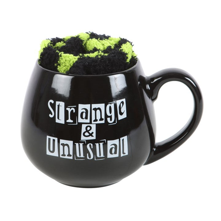 Strange &amp; Unusual Mug and Socks Set