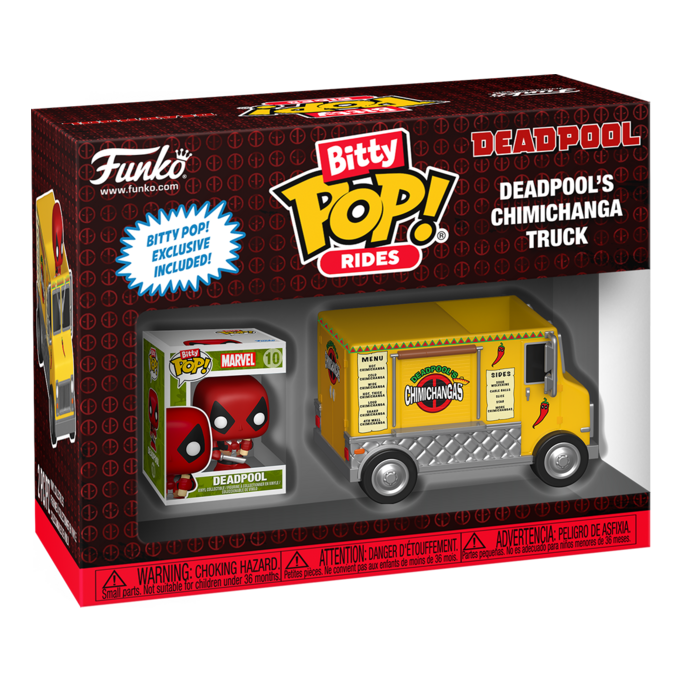 Bitty POP! Ride - Marvel -Deadool Chimichanga Truck