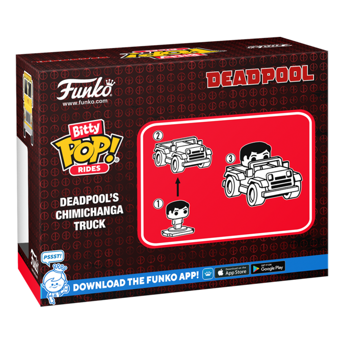 Bitty POP! Ride - Marvel -Deadool Chimichanga Truck