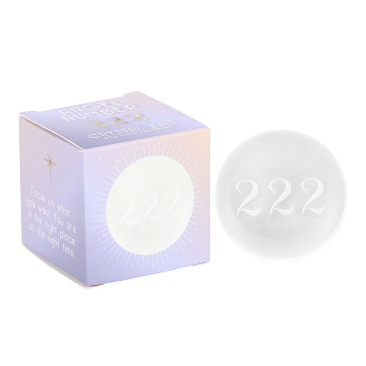 222 Angel Number Crystal Ball