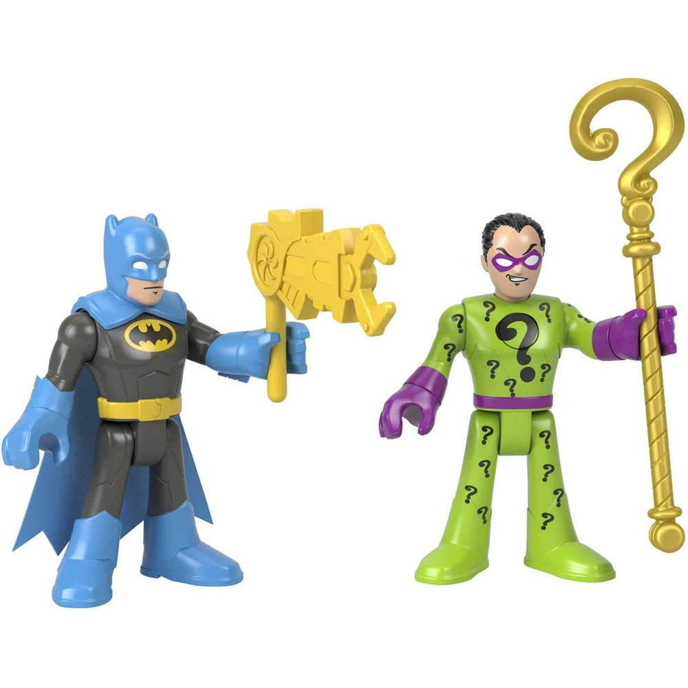 Imaginext Batman and The Riddler figurines