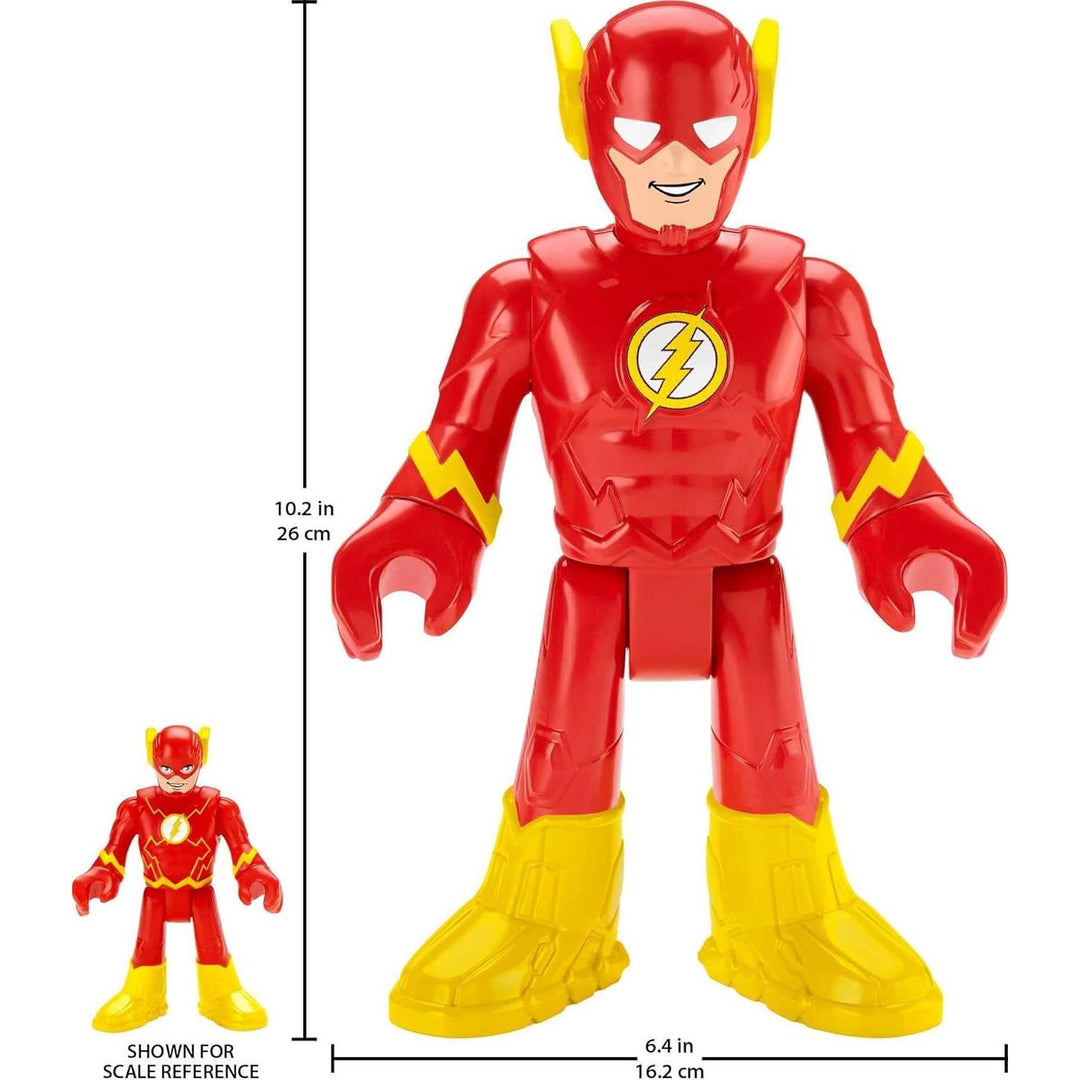 Imaginext XL the Flash size comparison