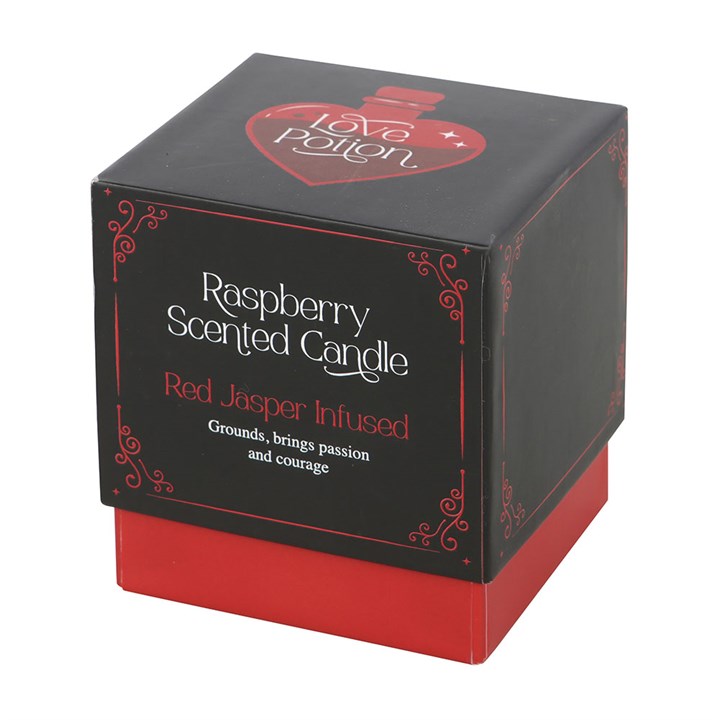 Love Potion Raspberry Crystal Chip Candle