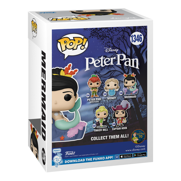 Pop, Disney 1346, Peter Pan, Mermaid