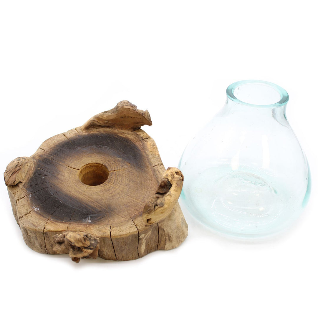 Molten Glass Large Tank 3.7 litre (with light cavity)- 30cm