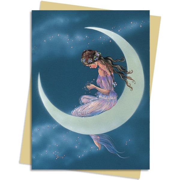 Moon Maiden Greetings Card