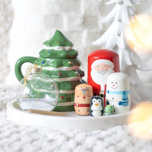 Christmas Russian Nesting Doll Set