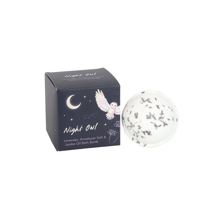 Night Owl Lavender, Himalayan Salt & Jojoba Bath Bomb