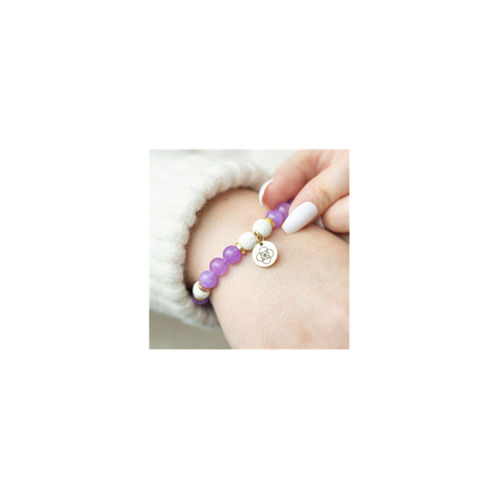 Anti-Anxiety Amethyst Crystal Essential Oil Bracelet