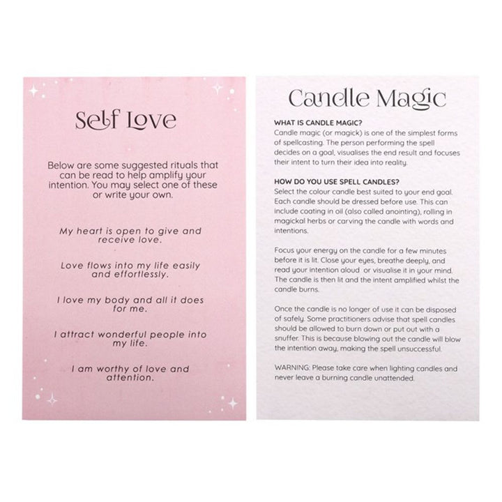 Pack of 12 Self Love Spell Candles