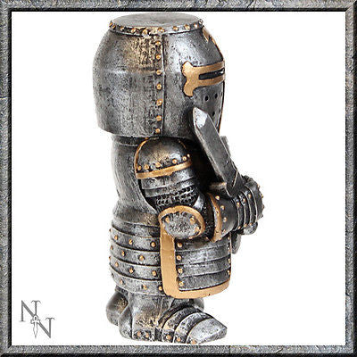 Sir Defendalot, Medieval knight figurine, Side view