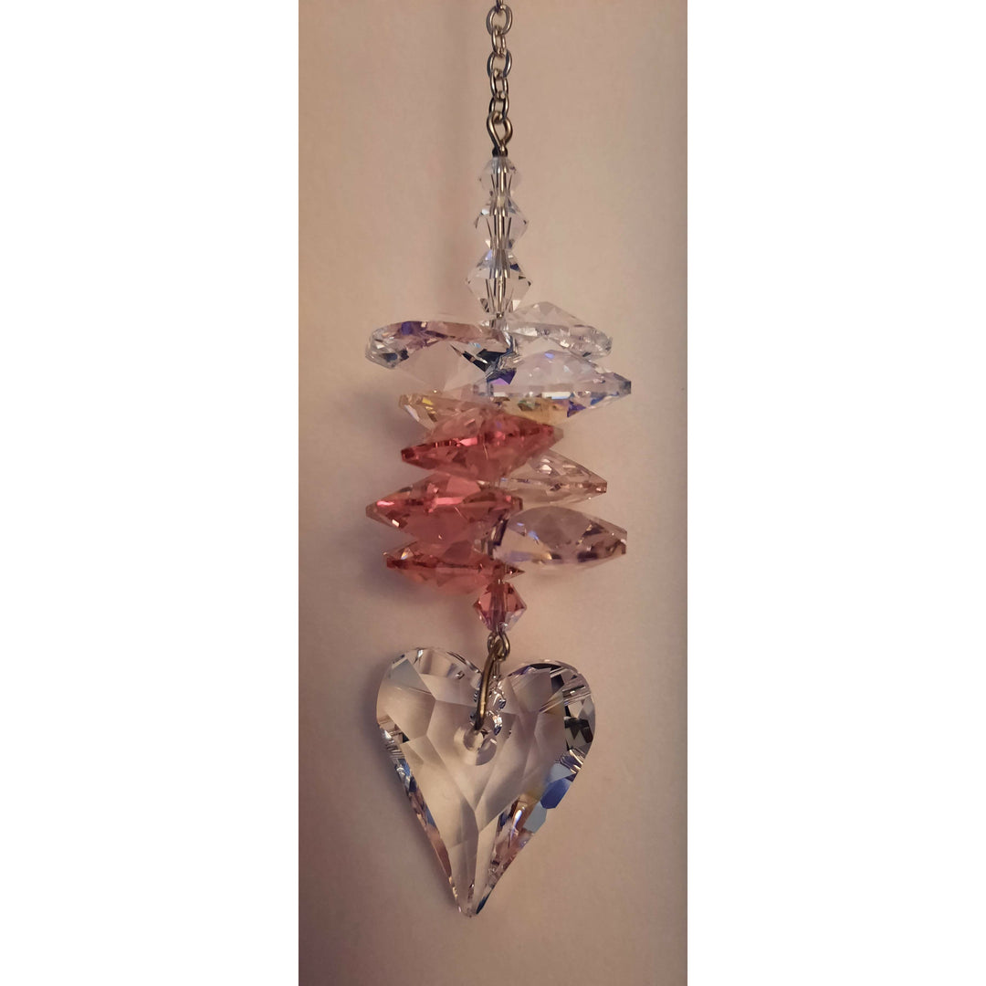Wild things gifts, Rose crystal cascade with wild heart.
