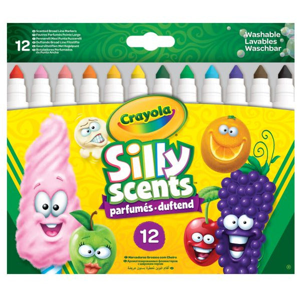 Crayola 12 Silly Scents Broadline Sweet Markers