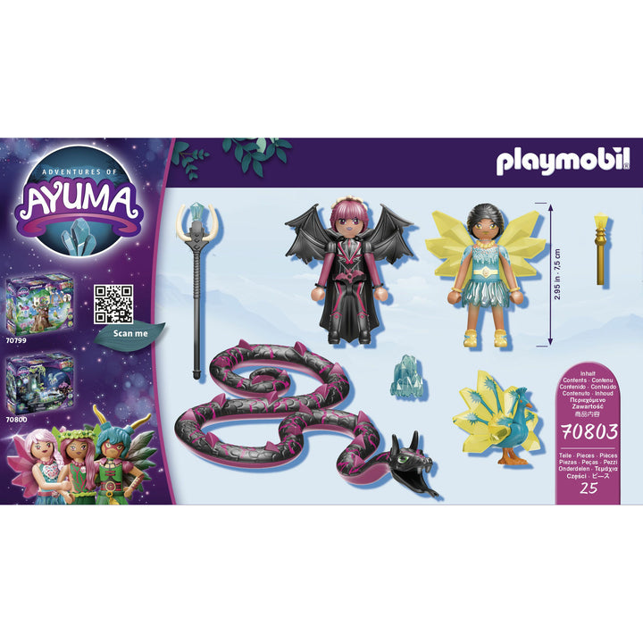 Playmobil, Ayuma playset, rear of box
