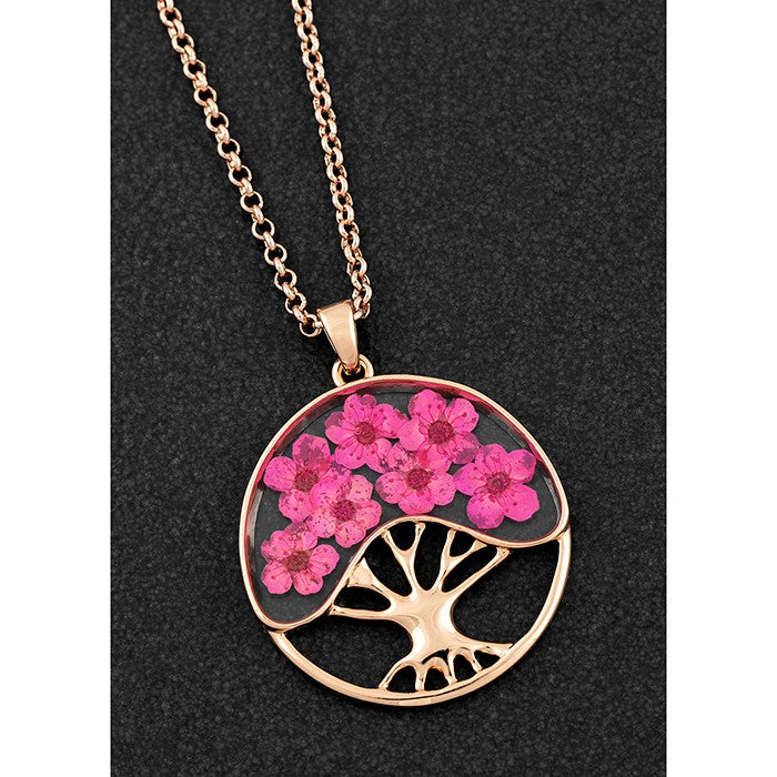 Tree of flowers necklace