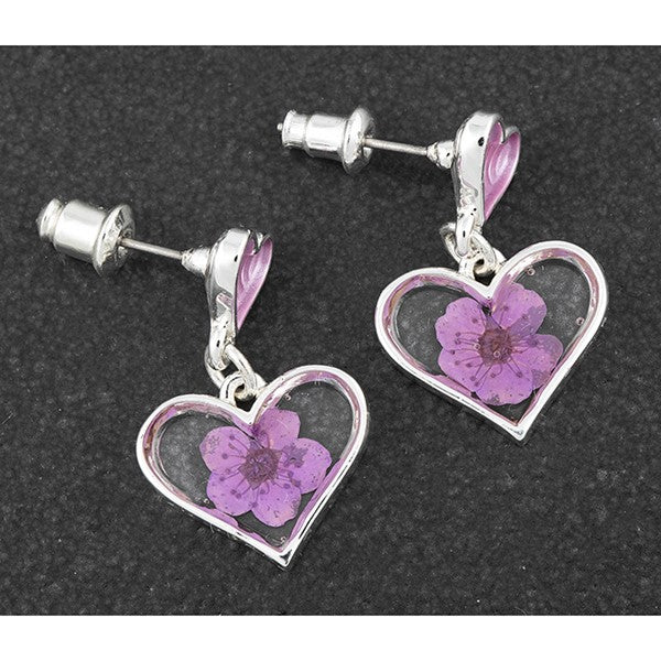 Two hearts earrings