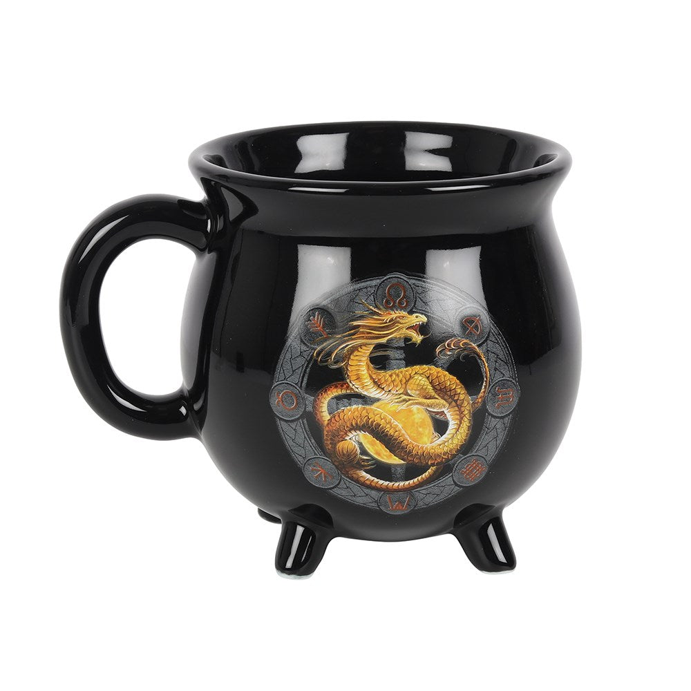 Colour change dragon cauldron mugs