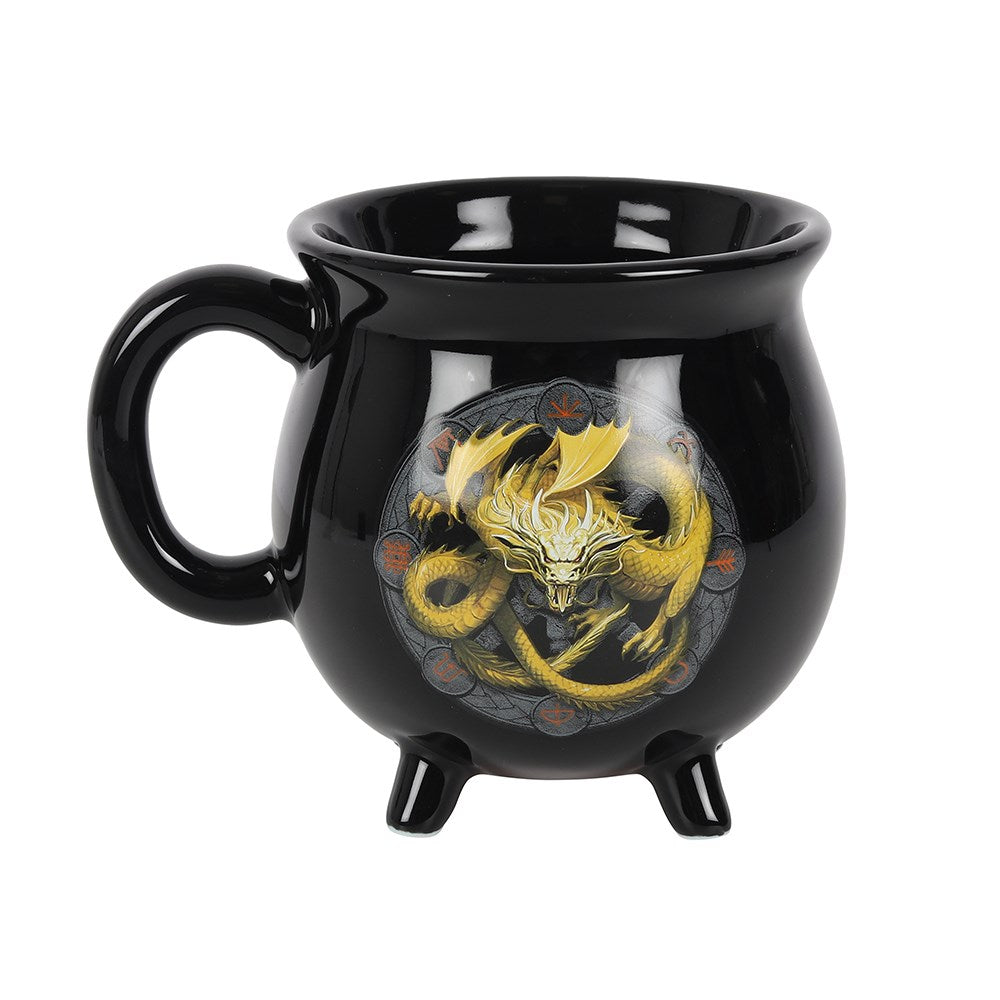 Colour change dragon cauldron mugs