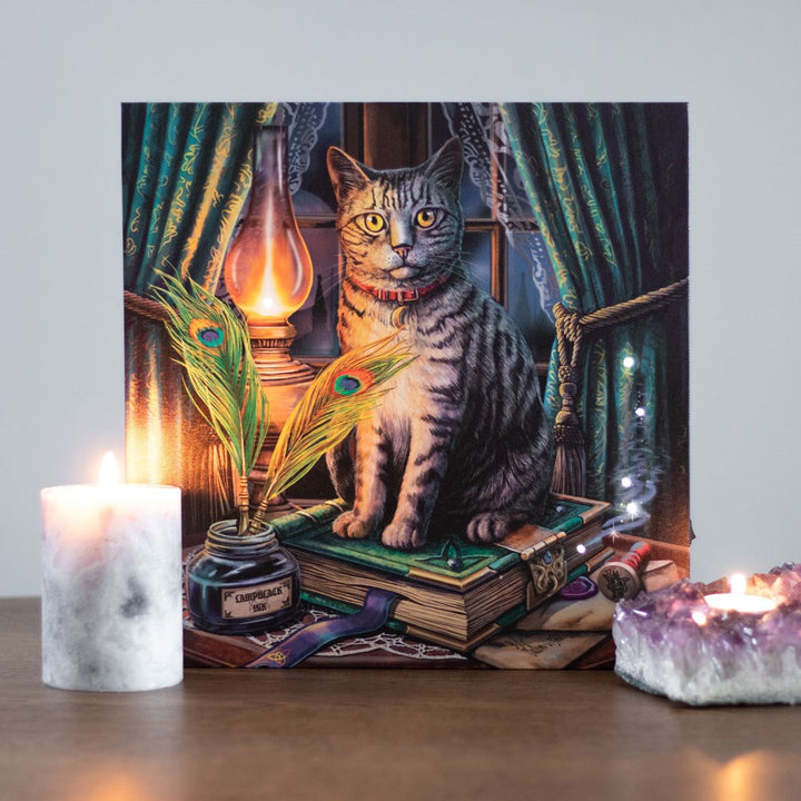 Book of shadows by Lisa Parker canvas print, 