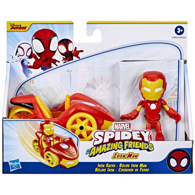 Iron Man and his Iron Racer, Spidey and his Amazing friends