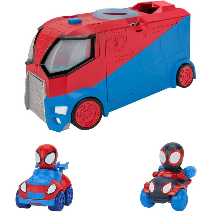 Spidey and his amazing friends web transporter with lights and sound