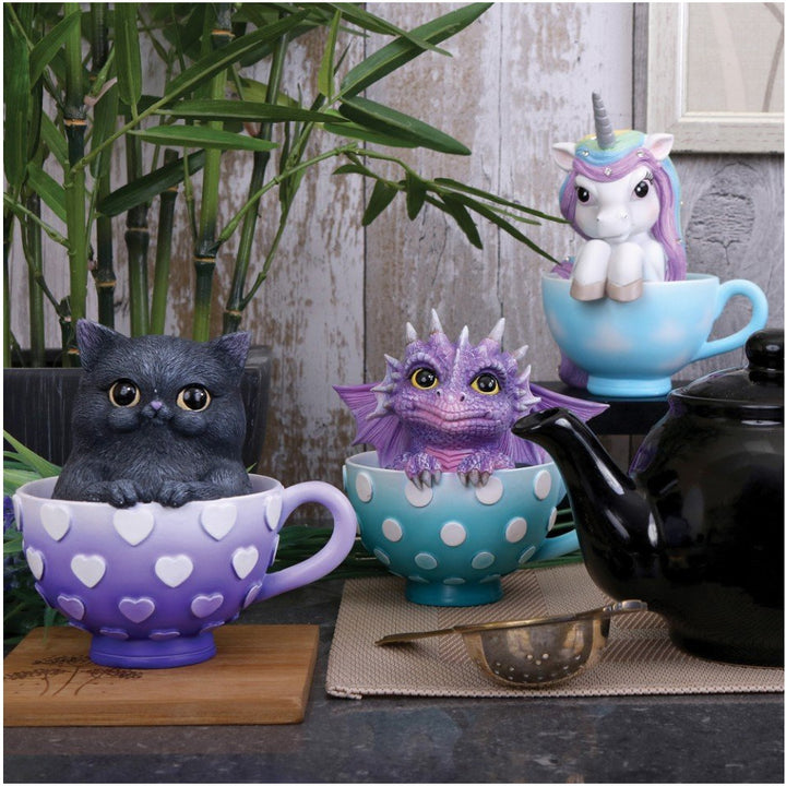 The cutie cups family of figurines
