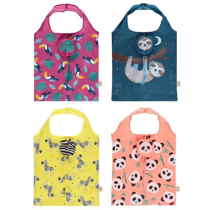 Eco animals shopping bags