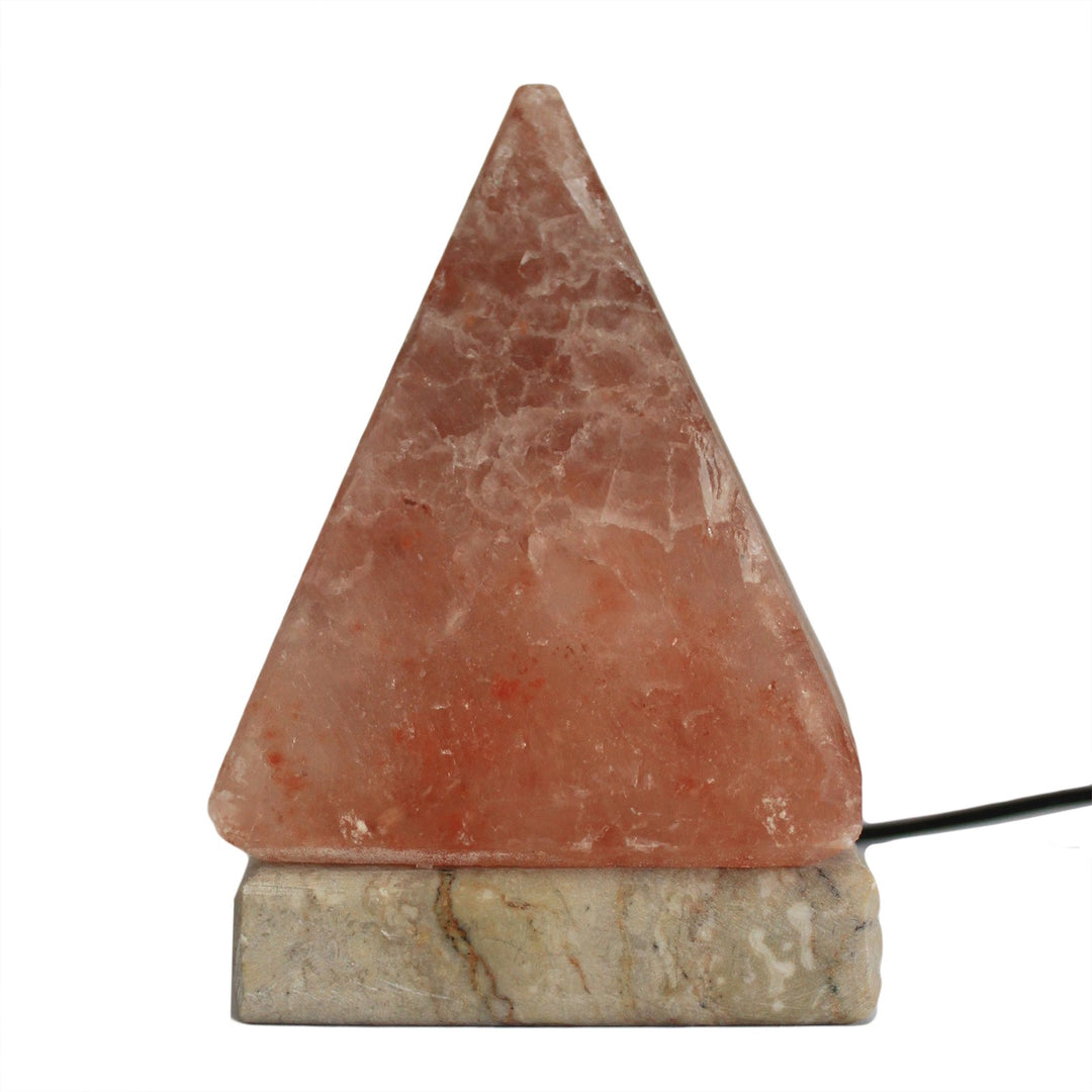 Pyramid Himalayan salt lamp
