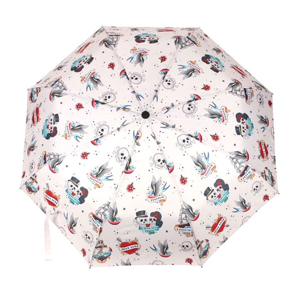 Tattoo Print Travel Umbrella