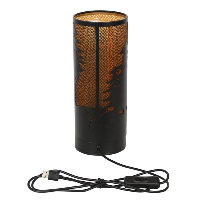 Wolf Song Aroma Lamp by Lisa Parker
