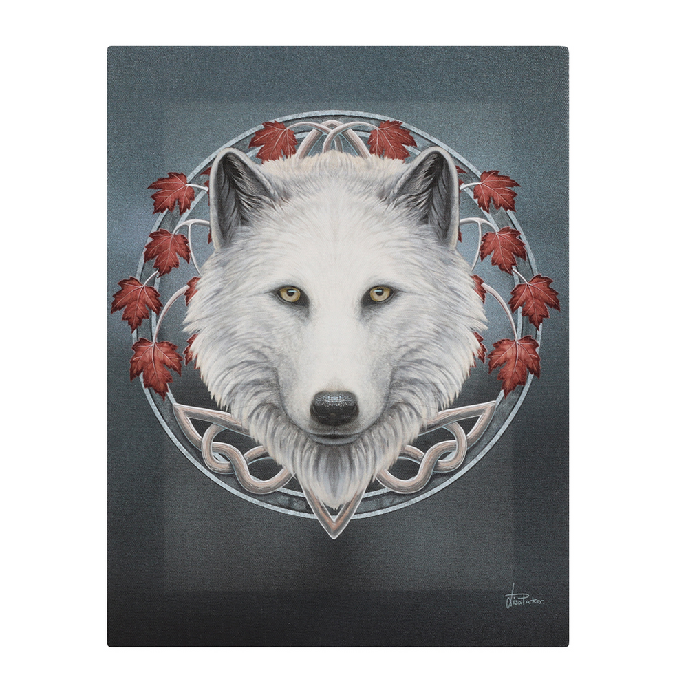 19x25cm Guardian of the Fall Canvas Plaque by Lisa Parker