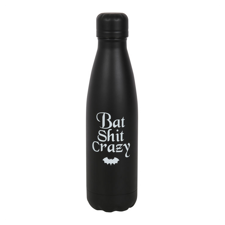 Bat Shit Crazy Metal Water Bottle