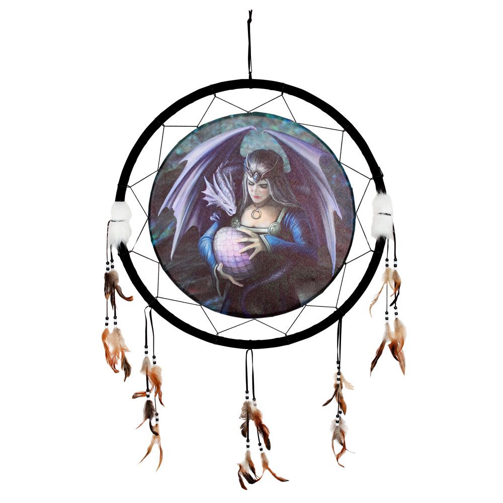 Siblings Dreamcatcher by Anne Stokes