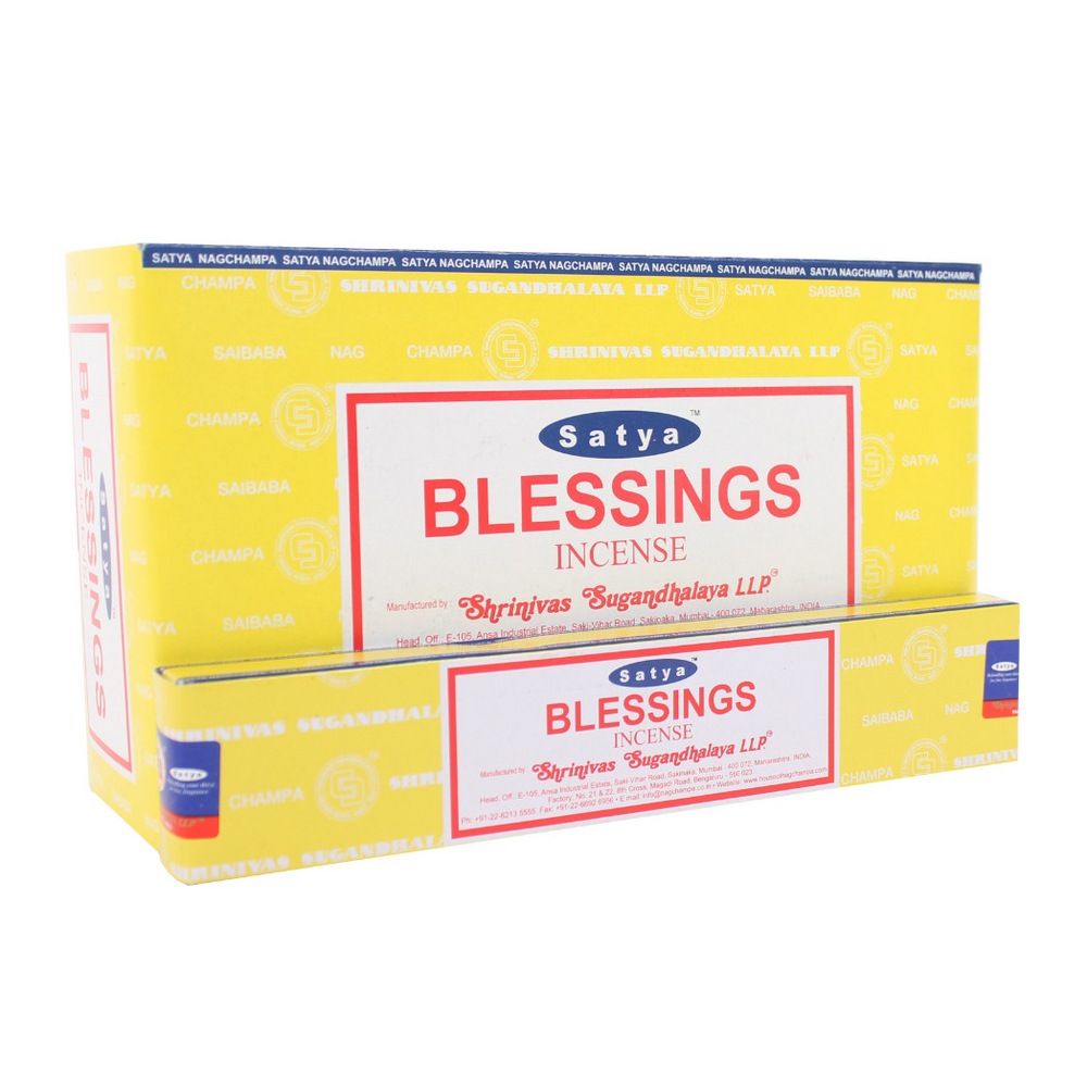 12 Packs of Blessings Incense Sticks by Satya