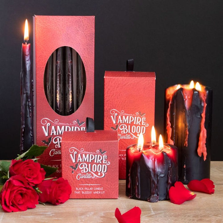 Small Vampire Blood Pillar Candle