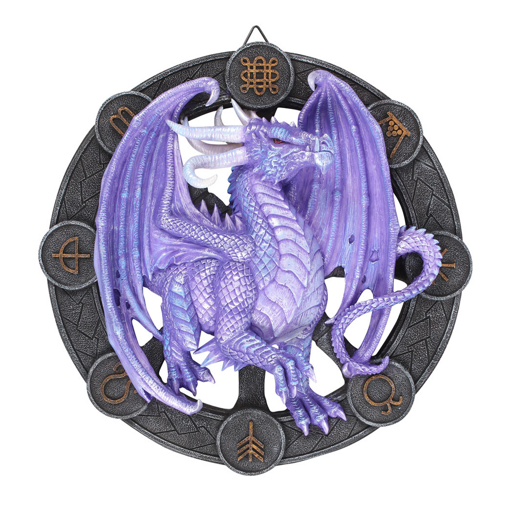 Samhain Dragon Resin Wall Plaque by Anne Stokes